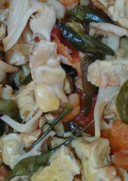 Jamur tumis tempe