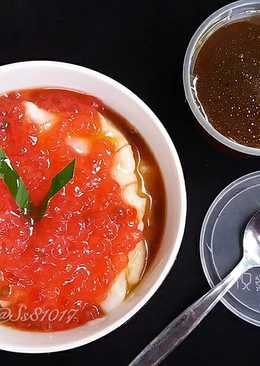 Bubur sumsum mutiara saus gula merah #pr_olahantepungberas