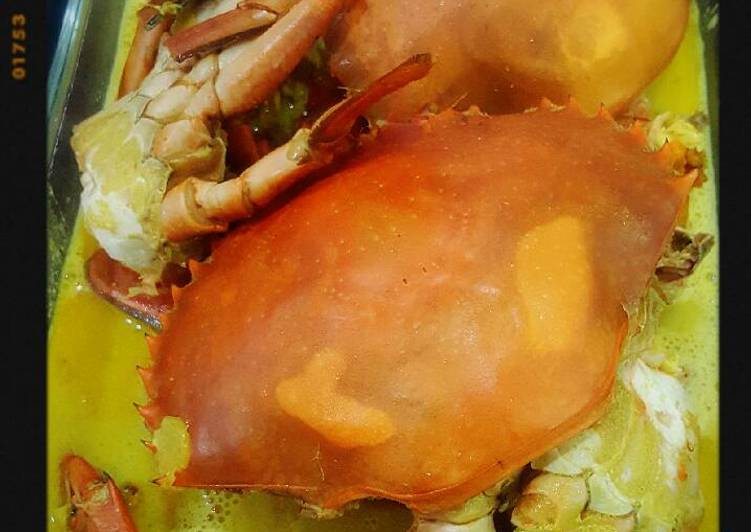 resep lengkap untuk Kepiting Kuah Kari