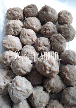 Bakso daging tanpa blender/alat