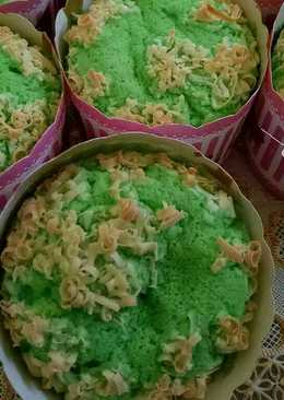 Bolu Putih Telur Pandan Keju In Cups