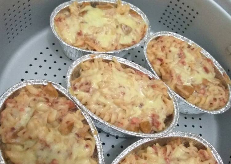 resep lengkap untuk Macaroni schotel kukus