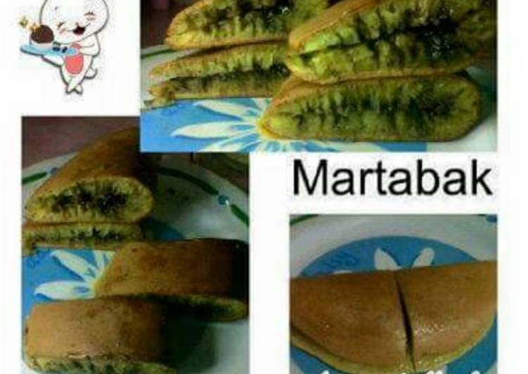 resep lengkap untuk Martabak Manis Teflon Homemade (Irit dan Praktis)