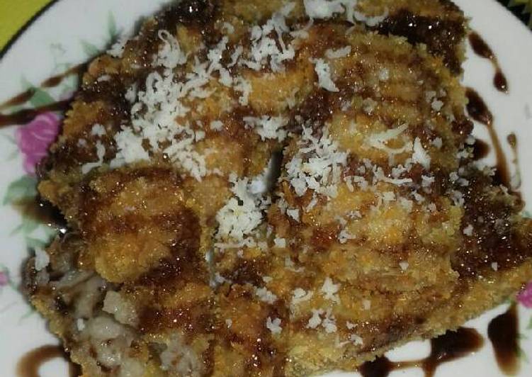 resep makanan Banana nugget lembuutt