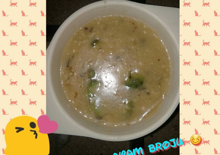 Resep Cream soup ayam broju?? - Fynna Muhijrah