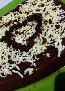 Puding susu coklat