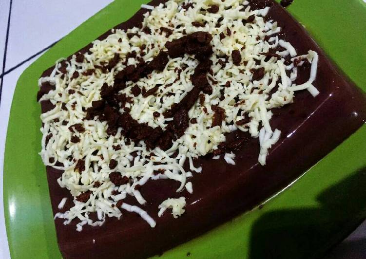 Resep Puding susu coklat - Amela Luna Andrealova