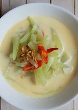 Sayur labu siam masak santan