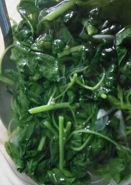 Sayur bayam bening