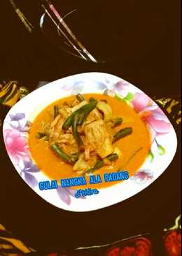 Gulai nangka muda kacang panjang ala RM.padang