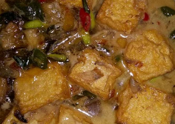 Ikan Pe Tahu Tumis Santan