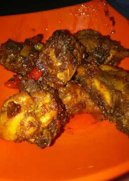 Ayam kecap pedas simple