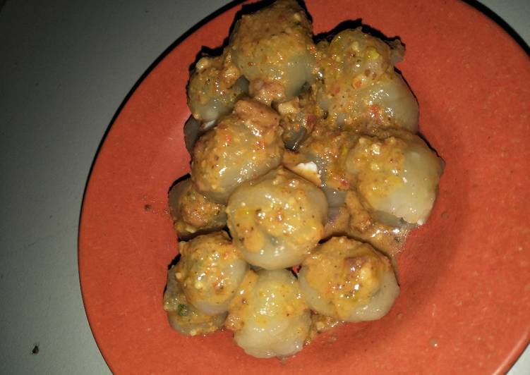 Resep Cilok sambal kacang Kiriman dari Ike Oktaviyati