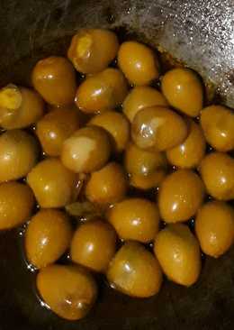 Telur puyuh kecap ala angkringan