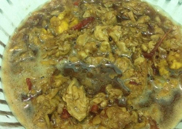 resep lengkap untuk Orak arik telur pedas manis