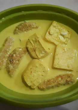 Tahu tempe bumbu kuning