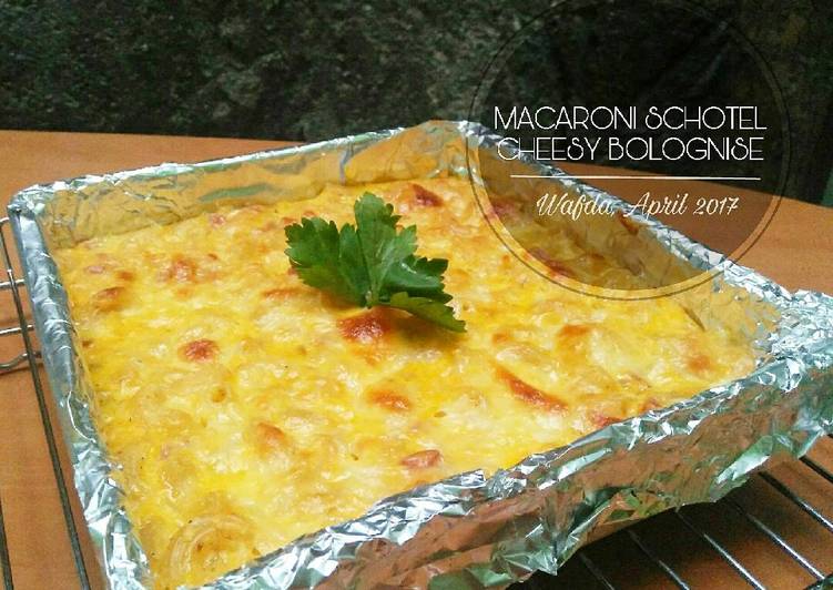 gambar untuk resep Macaroni schotel cheesy bolognise