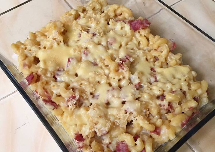 gambar untuk resep makanan Mac N' Cheese Smoke Beef