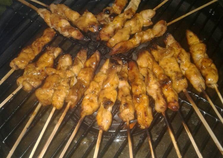 Resep Sate Ayam fancy grill