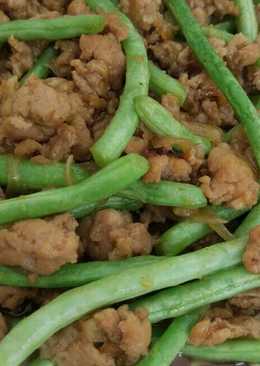 Ayam cincang baby buncis