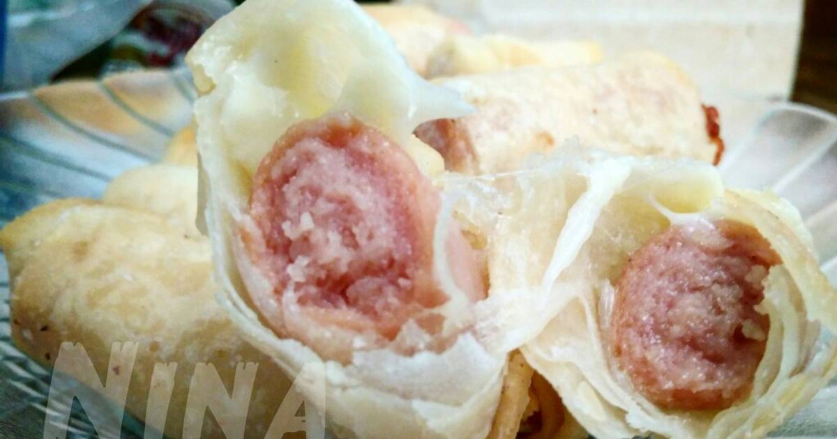 12 resep  cara membuat lumpia isi  sosis mozarella  enak dan 