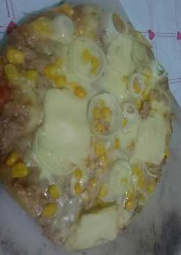 Pizza tuna with oven