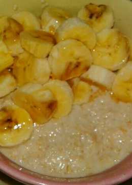 Oatmeal Pisang Susu Madu