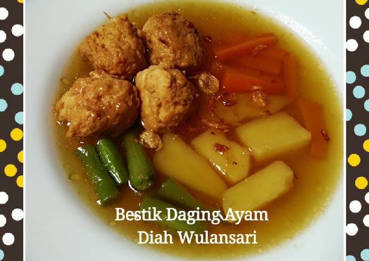 gambar untuk resep makanan Bestik Bola2 Daging Ayam