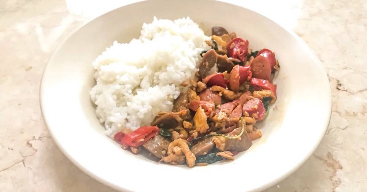 12 resep nasi gila jamur enak dan sederhana - Cookpad