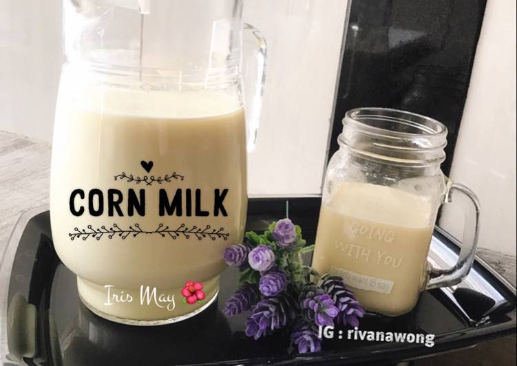 cara membuat Corn Milk