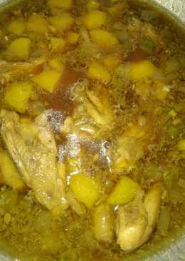 Ayam kentang kecap