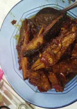 Sambel goreng ikan cue dan tempe