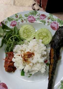 Sambel terasi (pecel lele)