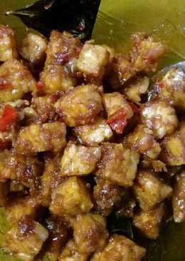 Tempe kecap pedas manis sederhana