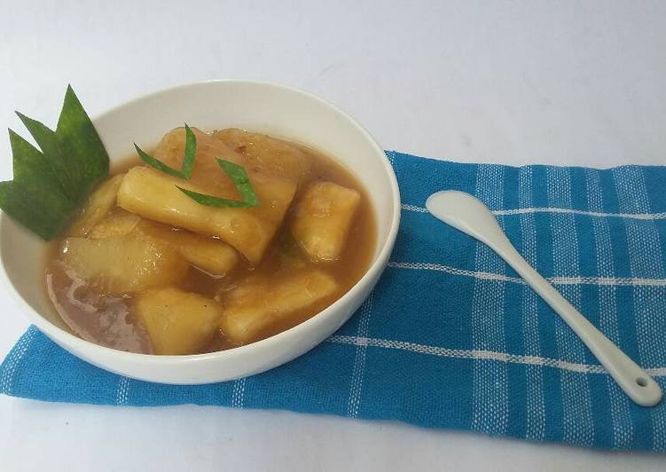 resep makanan Singkong kuah kental