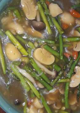 Asparagus Saus Tiram with Goji Berry