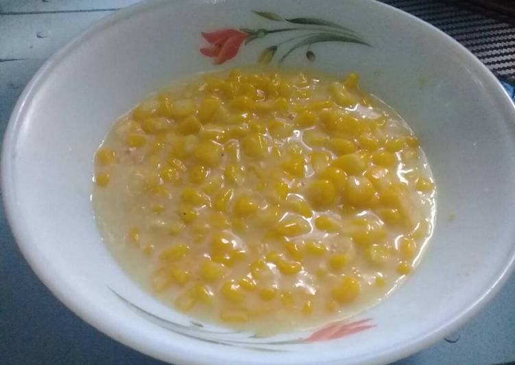 resep lengkap untuk Creamy corn