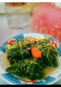 Buntil daun pepaya