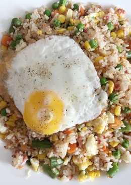 Nasi goreng butter kornet