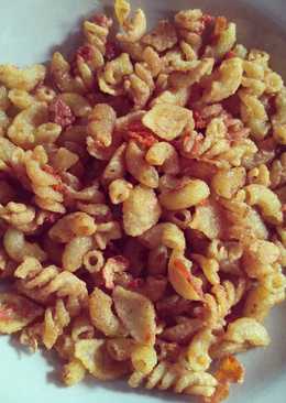 Macaroni kering pedas