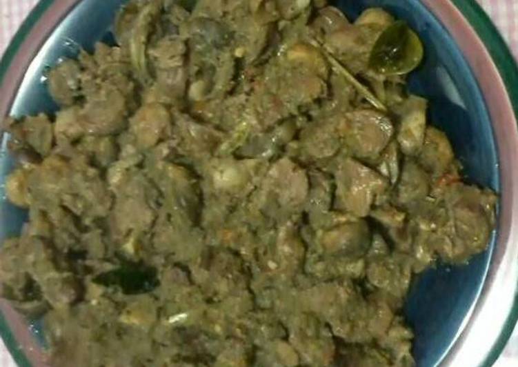 Resep Jamur Merang Masak Ampela Ati Ayam Bumbu Saksang Oleh Ari s