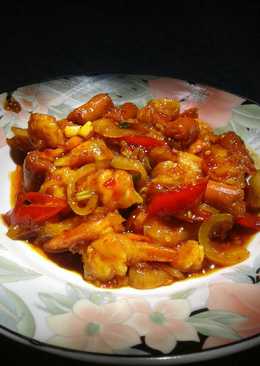Udang Sosis Asam Manis