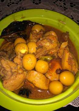 Semur ayam telur puyuh simple