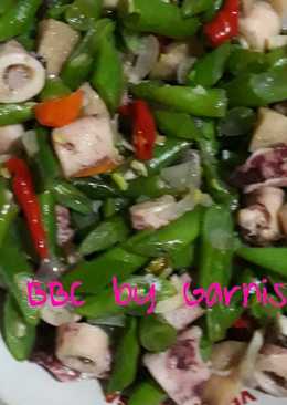 Tumis BBC (buncis bakso cumi)