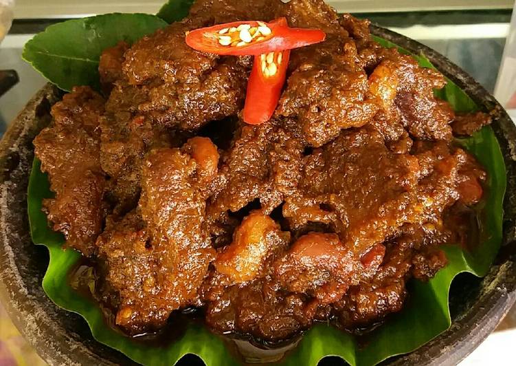 Resep Rendang Nendang dg Bumbu simple ?? #kitaBerbagi