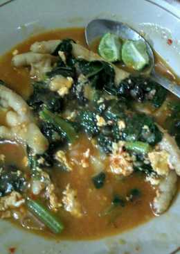 Seblak sayur ceker