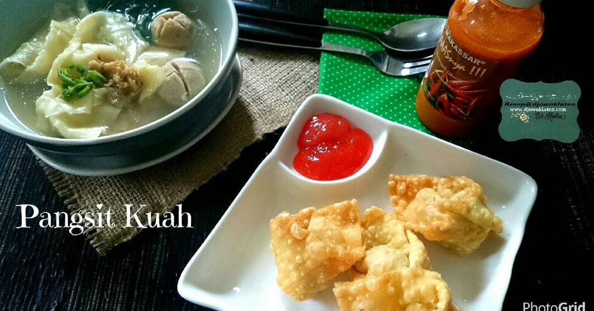 Resep Pangsit Kuah oleh Evi Khalisa DjowoKlaten Cookpad