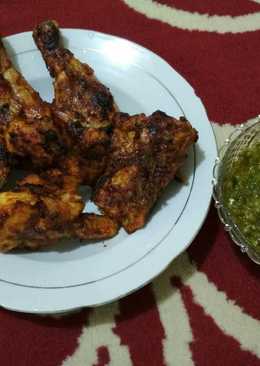 Ayam Bakar dengan Sambel Ijo