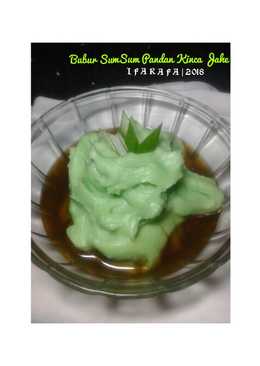 Bubur SumSum Pandan Kinca Jahe