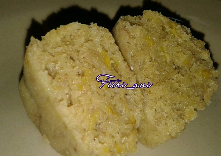 gambar untuk resep makanan Bolu Pisang Kukus Simpel (no mixer, no timbangan)